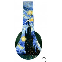 Van Gogh's Starry Night Over-Ear Bluetooth Wireless Headphones